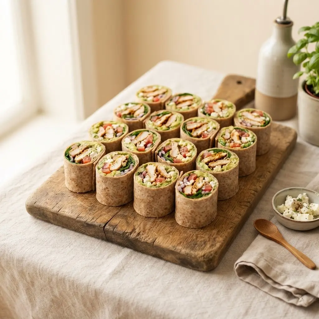 Hähnchen Wrap Röllchen