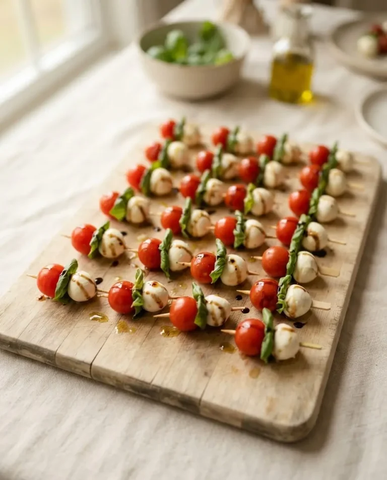 Tomaten-Mozzarella-Spieße Fingerfood – schnelles