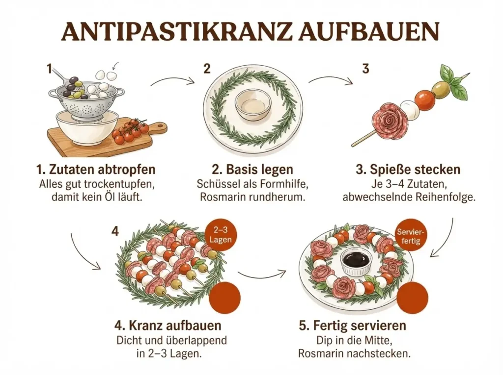 Antipastikranz selber machen
